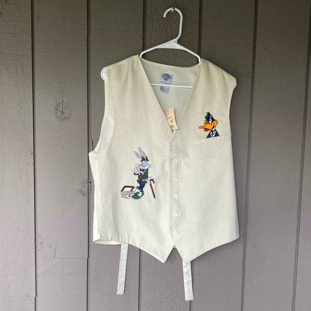 Acme Clothing Co vintage Bugs Bunny, Daffy Duck vest.